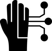 icono de vector de mano