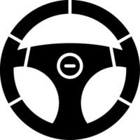 icono de vector de volante