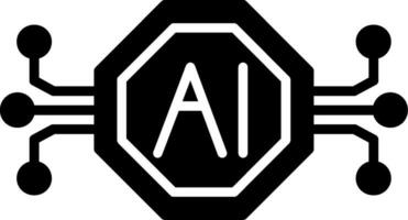 Artificial Intelligence Vector Icon