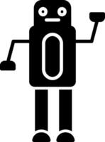 icono de vector de robot