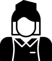 Flight Attendant Vector Icon