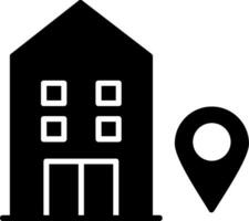 Hotel location Vector Icon