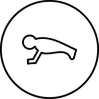 Push Ups Vector Icon