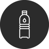 icono de vector de botella de agua