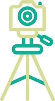 Tripod Camera Vector Icon