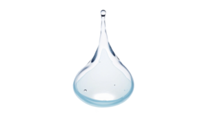 AI generated Water Droplet on transparent background. png