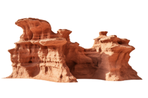 AI generated Sandstone Formation on transparent background. png