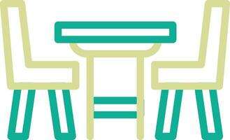 Dinner Table Vector Icon