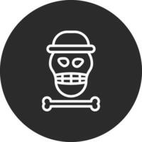 pirata mono vector icono