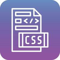 CSS File Vector Icon