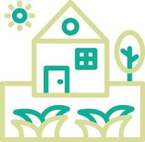 Home Landscape Vector Icon