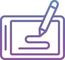 Pen Tablet Vector Icon