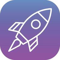 Project Launch Vector Icon