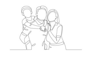 Cypress family photo vector