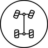 Wheel Alignment Vector Icon