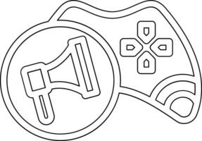Game Ads Vector Icon