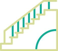 icono de vector de escaleras