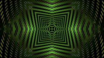 Square pattern with pulsating waves of lines. Design. Pulsating hypnotic pattern with moving square lines. Changing hypnotic pattern of square lines photo