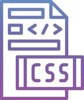 CSS File Vector Icon