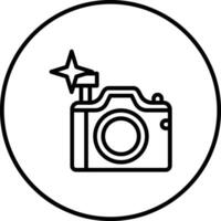 Flash Camera Vector Icon