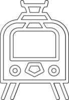 Tramcar Vector Icon