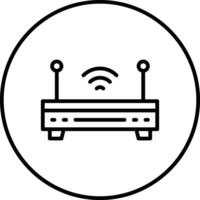 Wireless Router Vector Icon