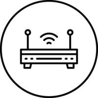 Wireless Router Vector Icon