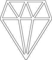 icono de vector de diamante