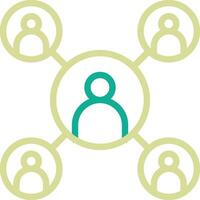User Networking Vector Icon