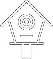 Bird House Vector Icon