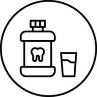 Mouthwash Vector Icon