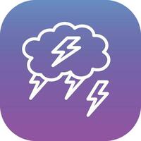 Thunderstorm Vector Icon