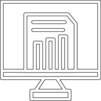 Online Reports Vector Icon