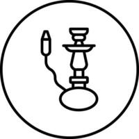 icono de vector de cachimba