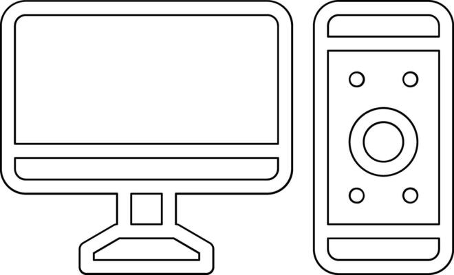 Computer Vector Icon