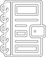 Notebook Vector Icon