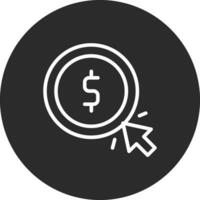 pago por clic icono de vector