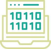 Binary Code Vector Icon