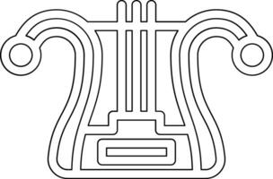 Lyre Vector Icon