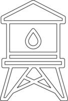 Water Tower Vector Icon