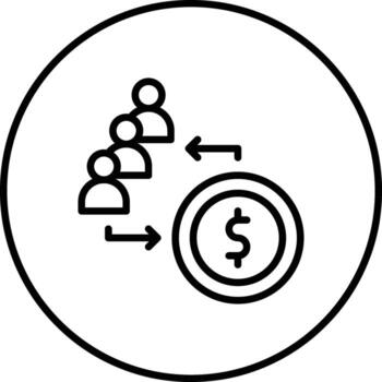 icono de vector de conversión