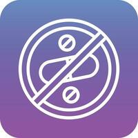 No Drugs Vector Icon
