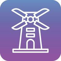 Windmill Vector Icon