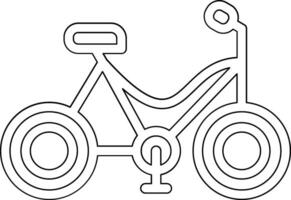 bicicleta juguete vector icono