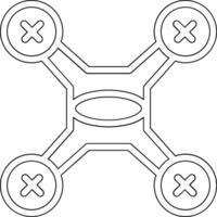 icono de vector de dron