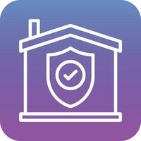 Home Security Vector Icon