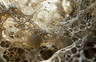 AI generated Tin Structure, Cellular Formations, Tangled Nests, Bone, Caffenol Developing, Ambient Occlusion photo