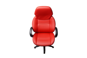 AI generated Top-View Office Chair Design on transparent background. png