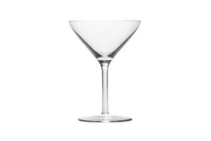 ai generato vuoto classico cocktail bicchiere modello su trasparente sfondo. png