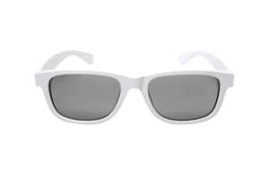 ai généré Vide des lunettes de soleil maquette sur transparent Contexte. png